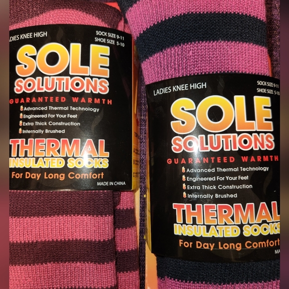Sole solutions thermal socks. 2 pair - Picture 2 of 4